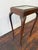 Antique Queen Anne Style Tapestry Top Occasional Table For Sale - Image 10 of 11