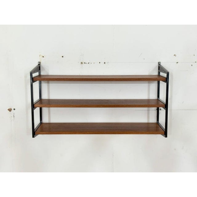 Wood Scandinavian String Shelf in Wood For Sale - Image 7 of 7