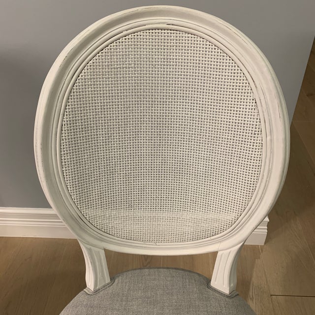 French Restoration Hardware Side Dining Chair For Sale - Image 3 of 8