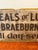 Farmhouse Antique Braeburn Hotel Guilford Maine Painted Wooden Roadside Advertising Sign, C. 1920-1935 For Sale - Image 3 of 18