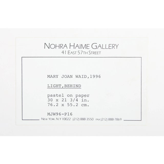 Mary Joan Waid Light, Behind 1996 For Sale - Image 4 of 4