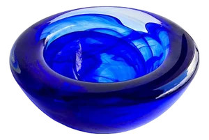 1970s Kosta Boda Art Glass Atoll Bowl Designed by Anna Ehrner