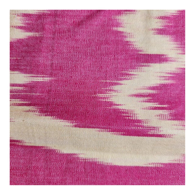 Pink Silk Ikat Fabric Yardage 10 Yards Chairish
