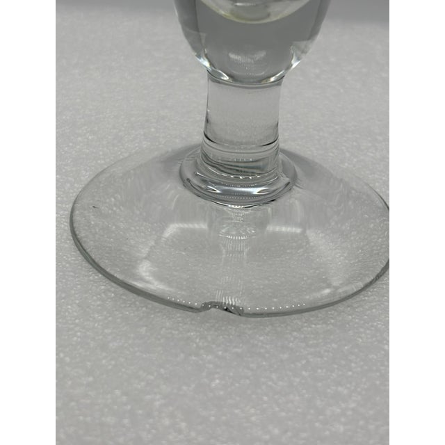 Vintage Princess House Pilsner/Champagne Flute Heritage Pattern Set of 8 Glasses For Sale In Portland, ME - Image 6 of 8