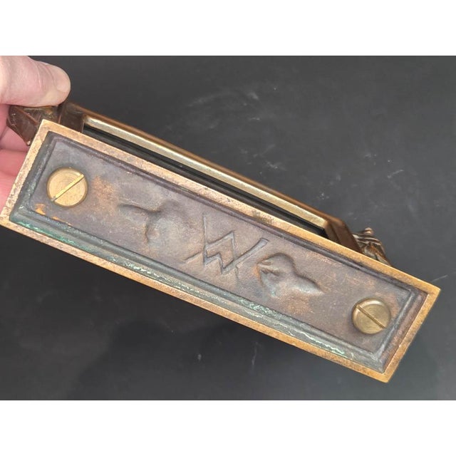 Bronze Art Nouveau Photo Frame With Grasshoppers For Sale - Image 11 of 11