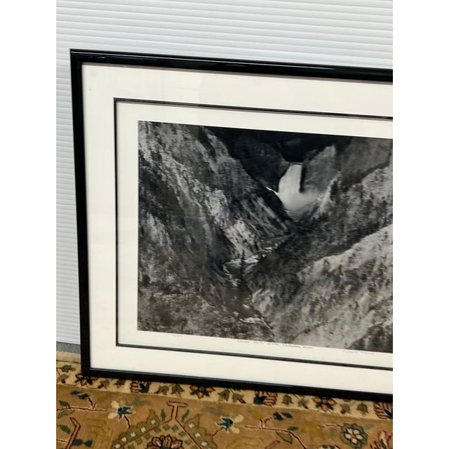 Robert Morris Lower Yellowstone River in Yellowstone Park, Wyoming B/W Limited Photography, Signed For Sale - Image 4 of 12