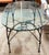 Emilia Castillo Verdigris Bronze Frog & Lily Pad Table with Beveled Glass A sculptural two-part table by Emilia Castillo,...