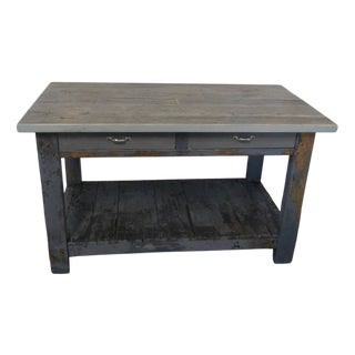 Vintage Fir Counter, 1950s For Sale