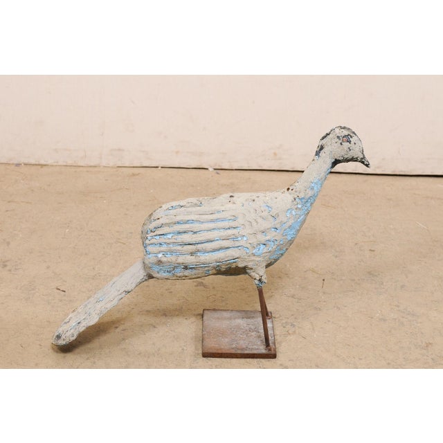 Mid 20th Century Spanish Peacock Lawn Ornament For Sale - Image 11 of 12