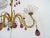 Glass French Amethyst Murano Drops Crystal Bobeches Chandelier, C 1920 For Sale - Image 7 of 9