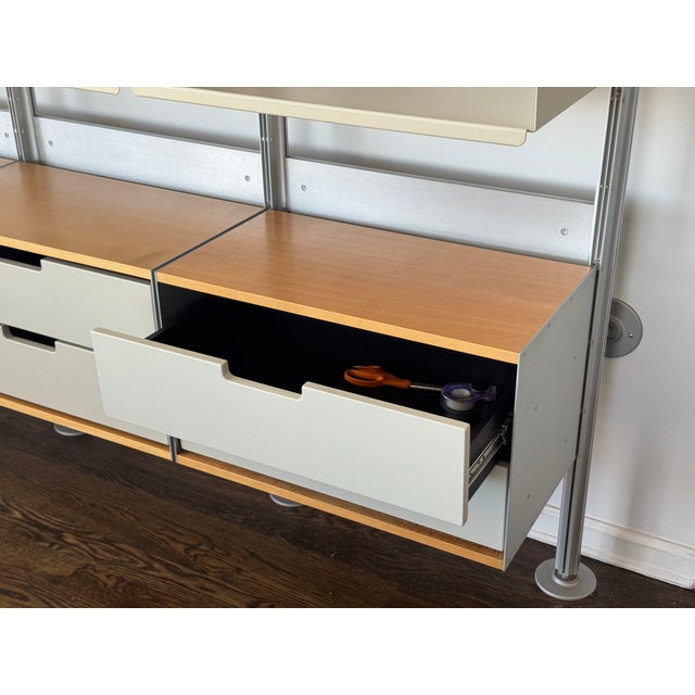 Wood 1960s Vitsoe 606 Universal Shelving Unit For Sale - Image 7 of 7