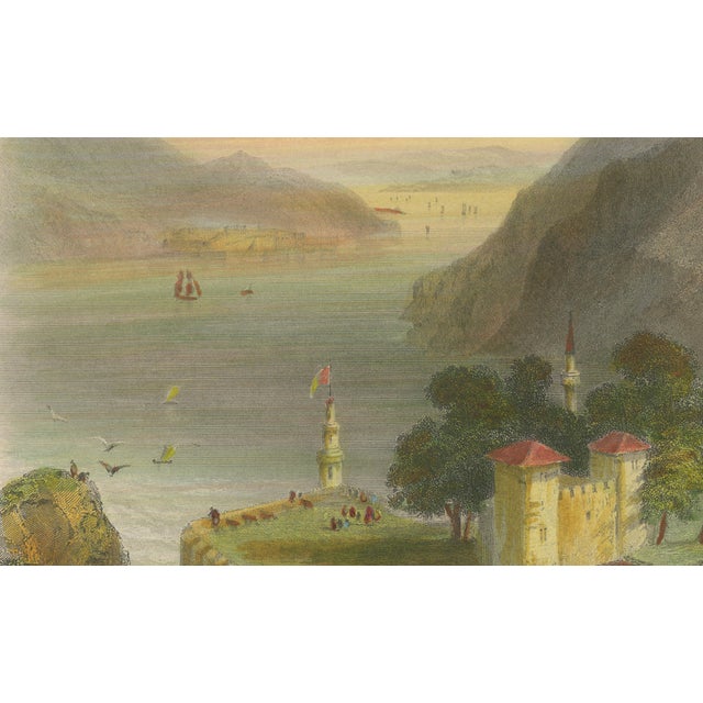 Paper After Bartlett, Bosporus View with Beil-Gorod Fort, 1839, Steel Engraving For Sale - Image 7 of 10