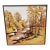 Mid Century Landscape Autumn Fall Trees MCM For Sale