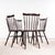 Dark Turned Spindle Back Dining Chairs, 1950s, Set of 4 For Sale - Image 9 of 9
