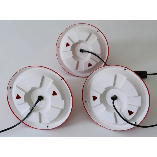 Acrylic Table Lamps or Cone Sconces by Verner Panton for Poly Thema, Set of 3 For Sale - Image 17 of 18