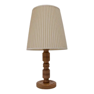 1980s Swedish Pine Wood Table Lamps, Sweden