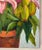 Square Impasto Floral Painting of Lilies For Sale - Image 16 of 18