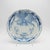 Unique and beautiful, antique set of 3 Japanese Sansui Sometsuke plates or shallow bowls with scalloped rims. Blue and...