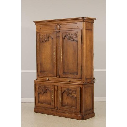 Age: Approx: 30 Years Old Details: Adjustable Shelves Dovetailed Drawer Construction Fine Carved Details High Quality...
