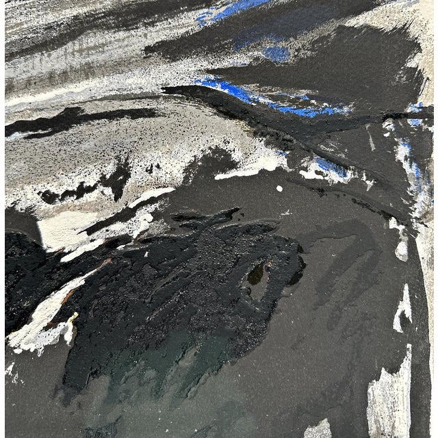 1990s Emil Schumacher, Original Terragraph from the Book of Genesis, 1998, No. 1 For Sale - Image 5 of 7