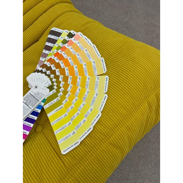Togo Three-Seater Sofa in Yellow from Ligne Roset, 2012 For Sale - Image 12 of 15