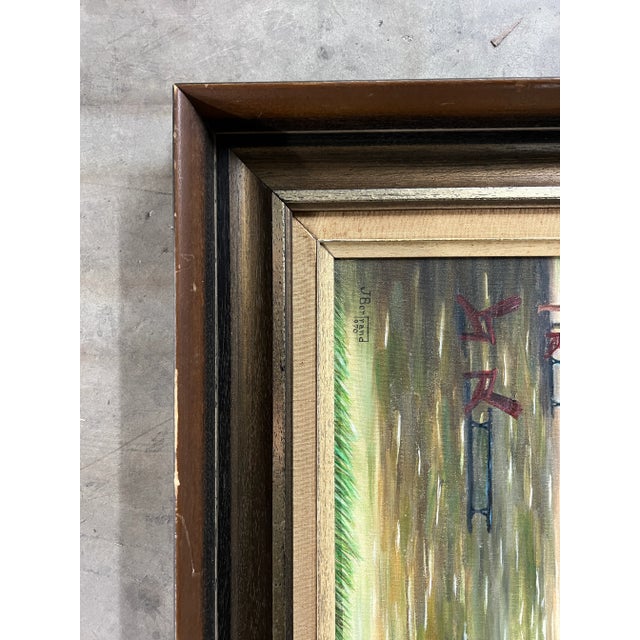 Coastal Varadero Beach Original Art by J. Bertrand, 1970 For Sale - Image 3 of 8