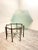 Modern Vintage Brass and Murano Glass Dining Table For Sale - Image 3 of 13