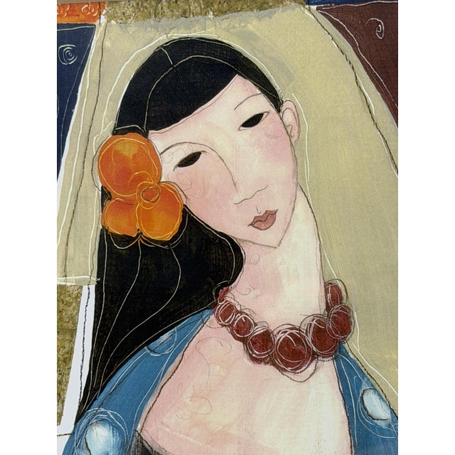 Orange Petals — Signed and Numbered Limited Edition Figurative Art Print, 40/500 For Sale - Image 9 of 18