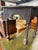 Wood Carved Oak Half Moon Side Table For Sale - Image 7 of 8