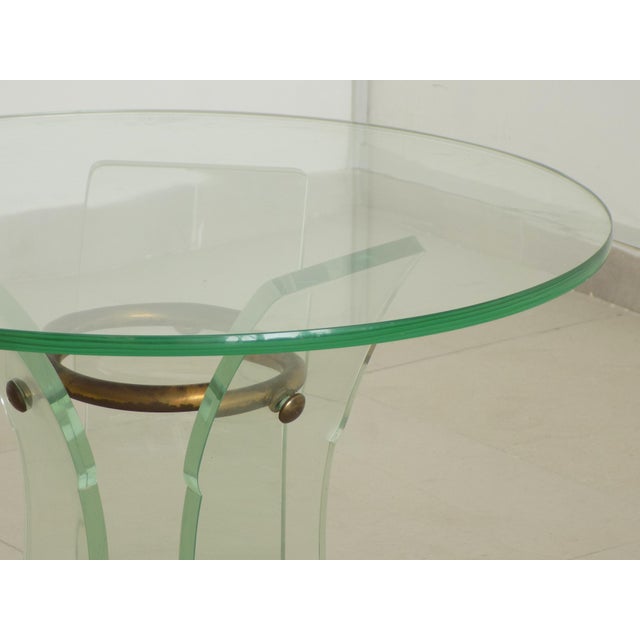 Fontana Arte Glass Coffee Table by Pietro Chiesa for Fontana Arte, 1940 For Sale - Image 4 of 7