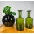 Pair of Otto Brauer for Holmgaard Green Gulvvase Danish Glass Vases For Sale - Image 6 of 7