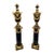 Grand Sevres-Style Midnight Blue Porcelain Vase on Pedestal With Gold Leaf & Bronze Details For Sale