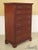 Traditional Henkel Harris Model #134 Cherry High Chest of Drawers #24 Finish For Sale - Image 3 of 9