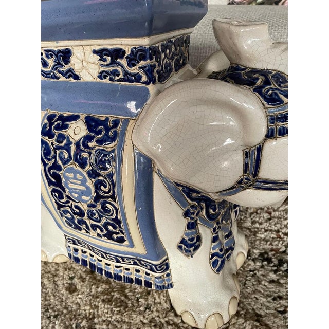 Elephant Plant Holder For Sale - Image 3 of 8