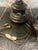 Mid 20th Century Large Brass Table Lamps With Deep Patina - a Pair For Sale - Image 10 of 10