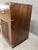 Vintage Lane Campaign Walnut Server Cabinet | Mid Century Modern Buffet | Brass Hardware Storage Cabinet For Sale - Image 9 of 9