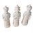 Qing Emperor White Porcelain Figures, 3 Generations For Sale - Image 4 of 12