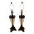 1980's Vintage Neoclassical Faux Bronze and Etched Glass Urn Table Lamps - A Pair For Sale