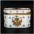19th Century Antique Bohemian Opaline Glass Box Armorial Hand Painted Coat of Arms For Sale - Image 6 of 11