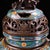 Late 20th Century Late 20th Century Pair of Gilt Bronze Cloisonné Enamel Incense Burners With Lion Finials For Sale - Image 5 of 10
