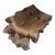 Circa 1870’s Hand-Carved Pine Wood Acanthus Leaf Salvage For Sale
