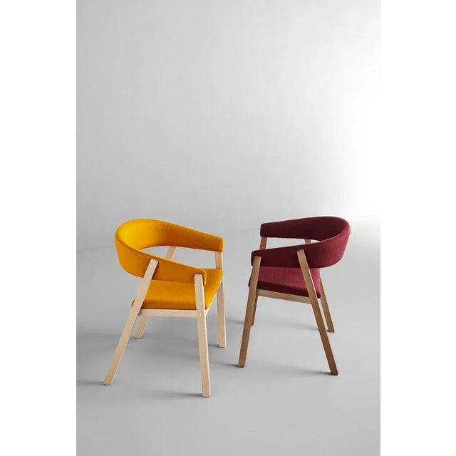 Contemporary Set of Oslo Chairs in Brown by Pepe Albargues For Sale - Image 3 of 9