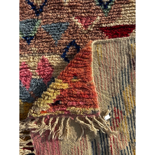 Vintage Moroccan Berber Wool Rug, 1990 For Sale - Image 10 of 11