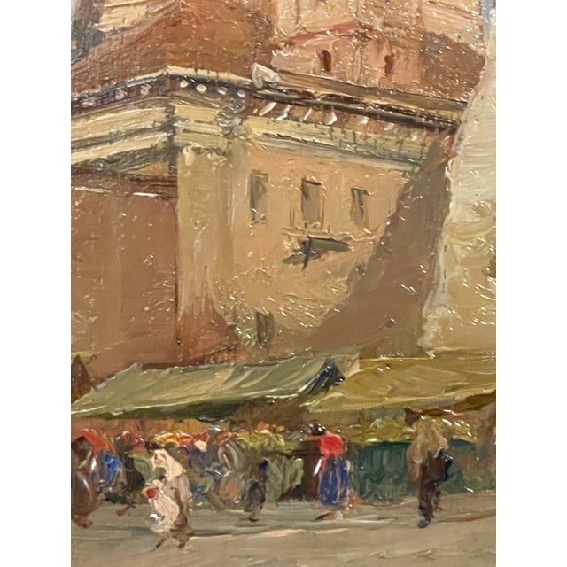 Church of San Lorenzo, 1920s, Oil on Panel, Framed For Sale - Image 6 of 7