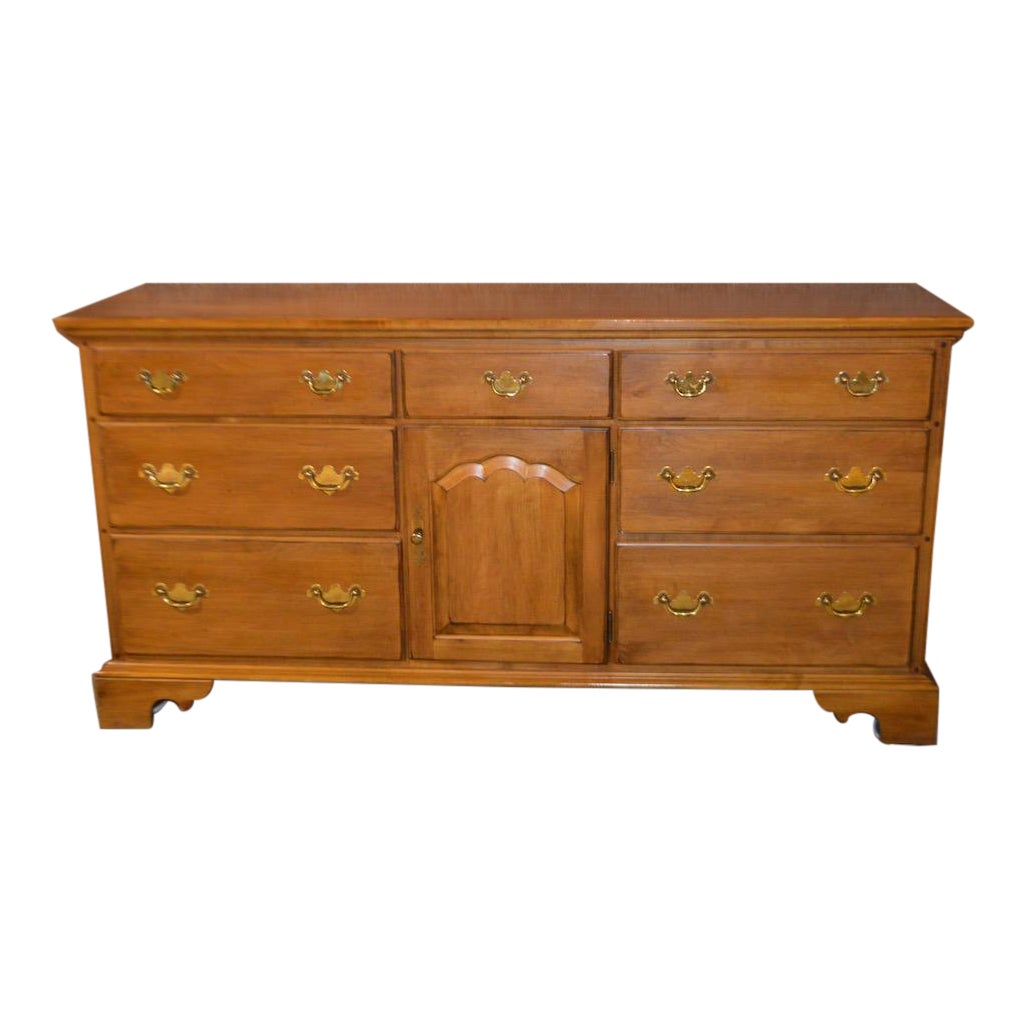 Vintage Traditional Style Ethan Allen Solid Maple Dresser Chairish