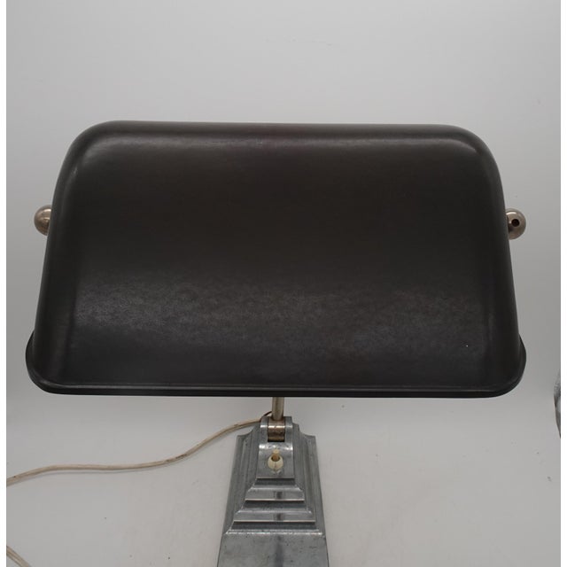 Vintage Bankers Lamp from Erpe, 1920s For Sale - Image 9 of 18