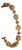 18k Gold Bracelet With Sapphire and Diamond Clasp by Deborah Lockhart Phillips For Sale