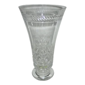 2000s Mario Cioni Italy Crystal Vase Golf Trophy for the Country Club