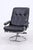 2000 - 2009 Set of Mid-Century Leather Lounge Chair and Ottoman from Unico For Sale - Image 5 of 18