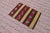 Turkish 1980s Primitive Anatolian Hand Knotted Striped Turkish Kilim Rug For Sale - Image 3 of 11